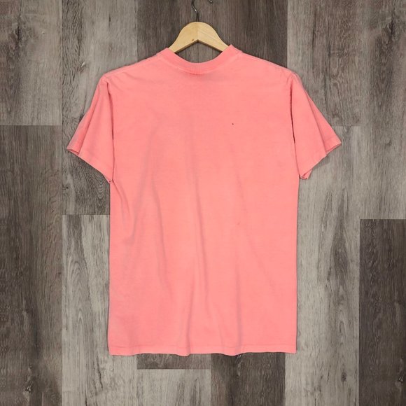 Vintage 1990 pink garment dyed Virginia Beach t-shirt - Picture 3 of 6